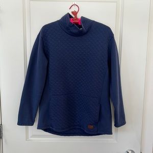 LL Bean quilted turtleneck top